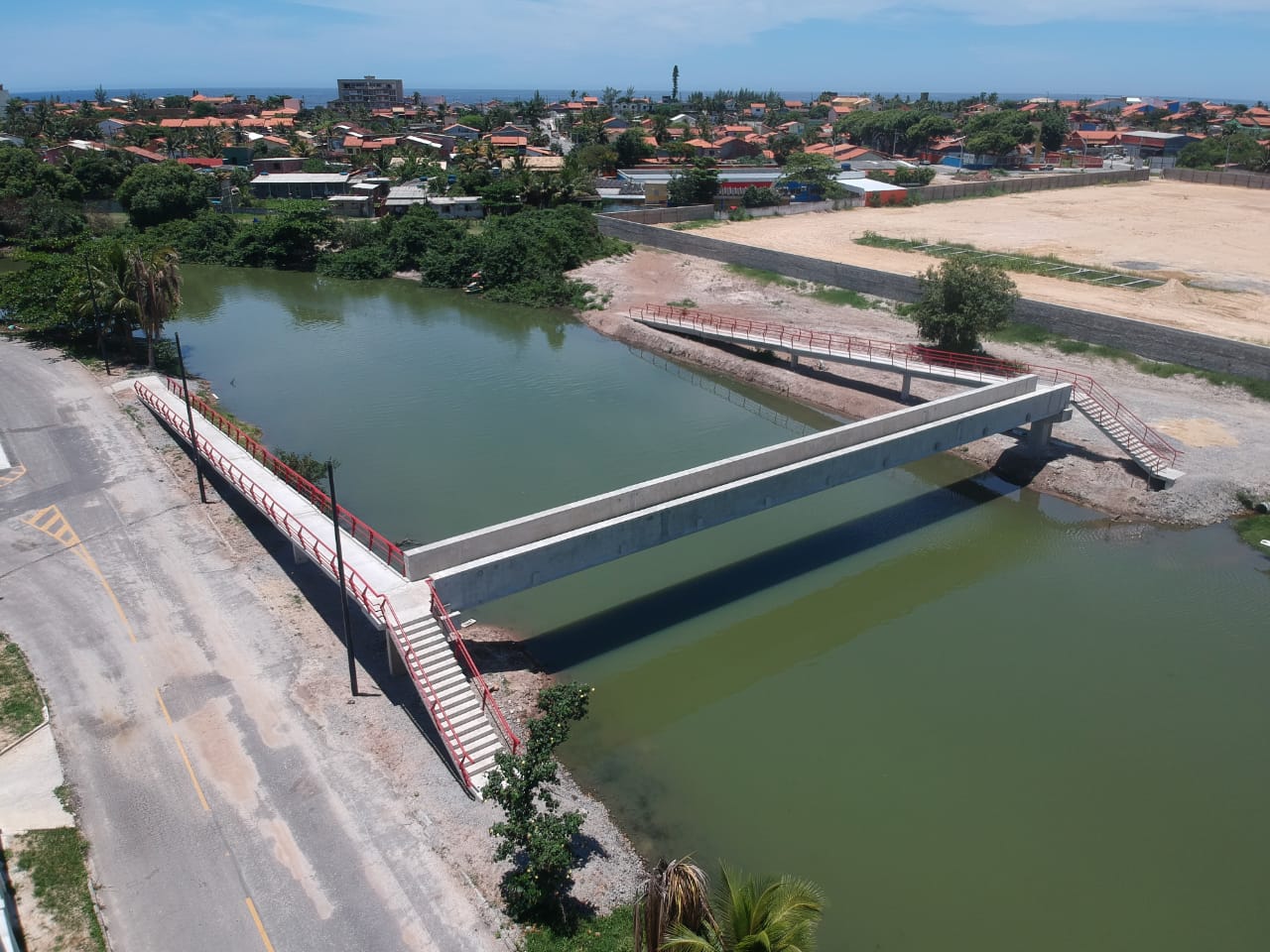 Passarela no Canal de Bambuí